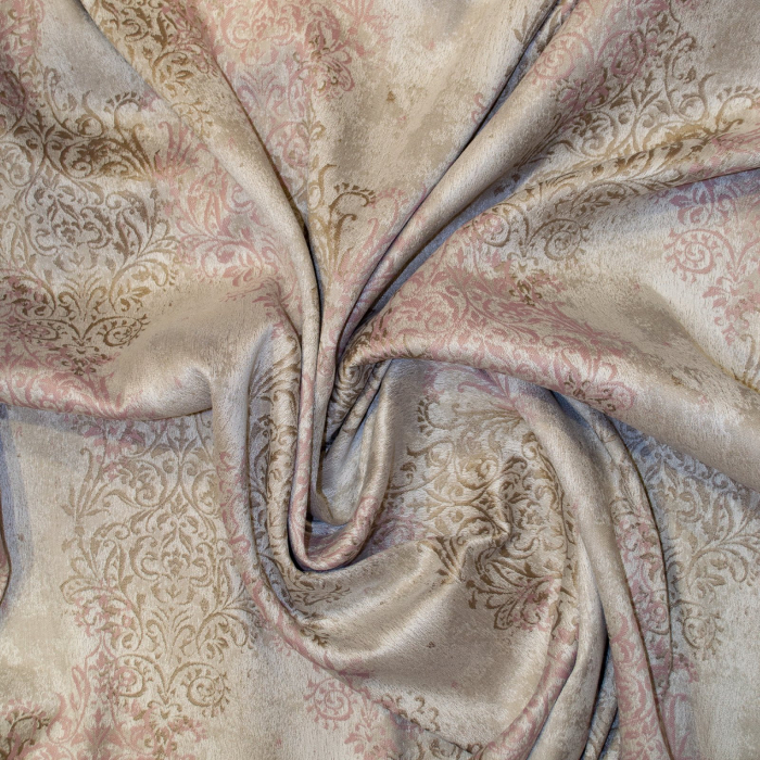 Set draperii Velaria cu imprimeu roz, 2x140x260 cm [3]