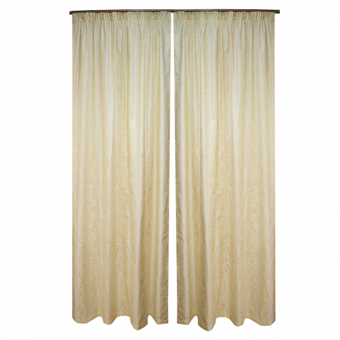 Set draperii Velaria baroc oglinda auriu, 2x165x250 cm [3]