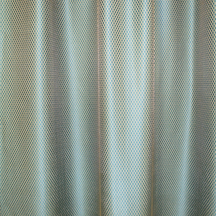 Set draperii Velaria turcoaz cu romburi, 2x160x265 cm [3]