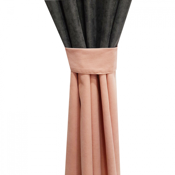 Set draperii Velaria roz-gri, 2x135x240 cm [3]