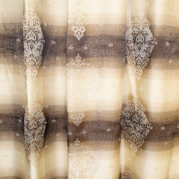 Set draperii Velaria baroc degrade maro, 2x140x255 cm [2]