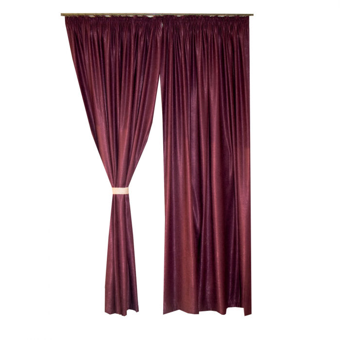 Set draperii Velaria soft pruna [2]