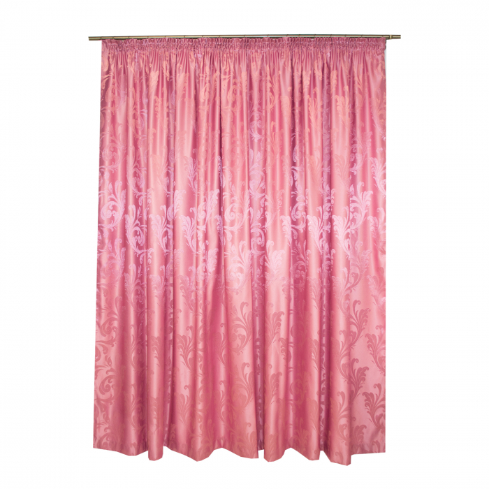 Set draperii Velaria jacard roz, 2*150x245 cm [3]