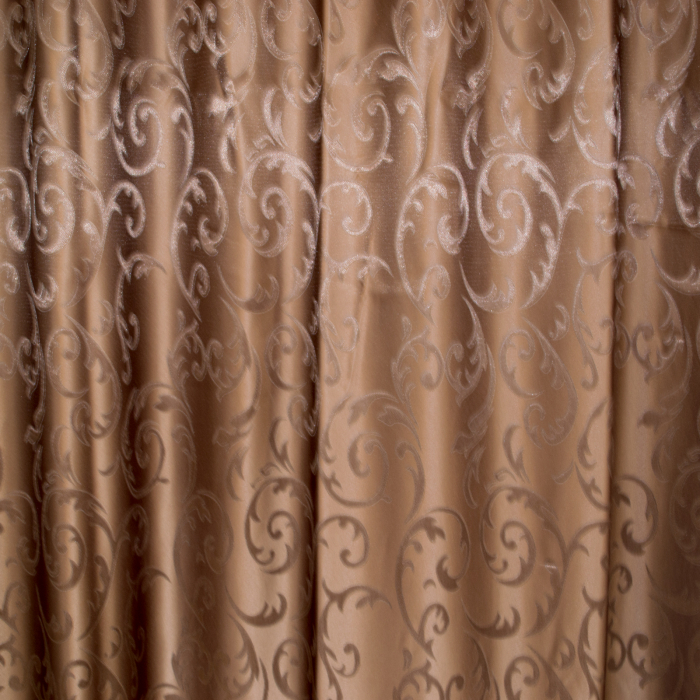 Set draperii Velaria jacard wenge, 2*150x220 cm [2]