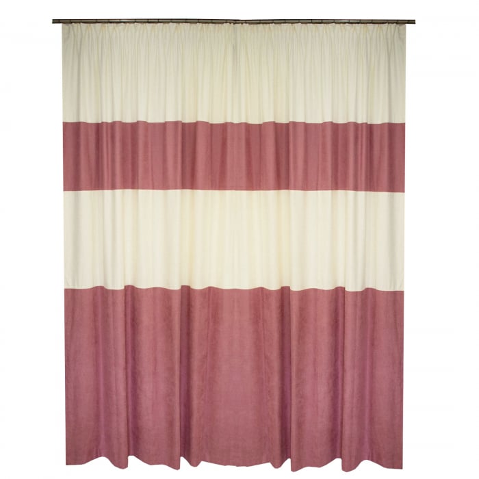 Set draperii Velaria roz-unt, 2*175x255 cm [2]