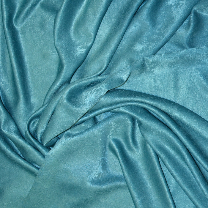 Set draperii Velaria turcoaz cu capse, 2x130x260 cm [2]