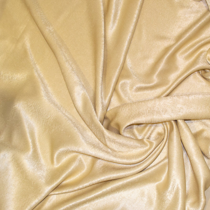 Set draperii Velaria soft auriu cu capse, 2x140x260 cm [2]