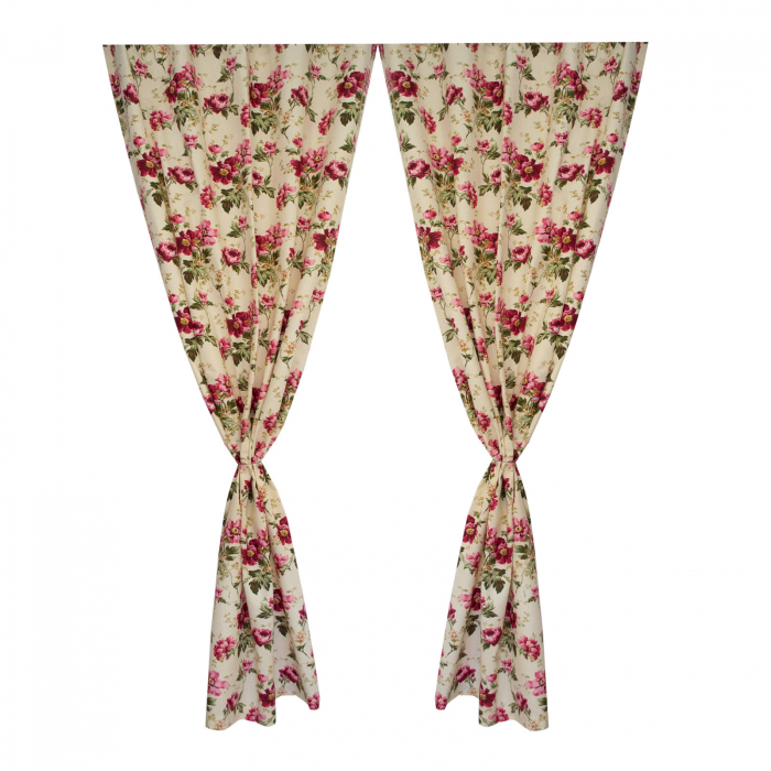 Set draperii Velaria flori rosii [2]