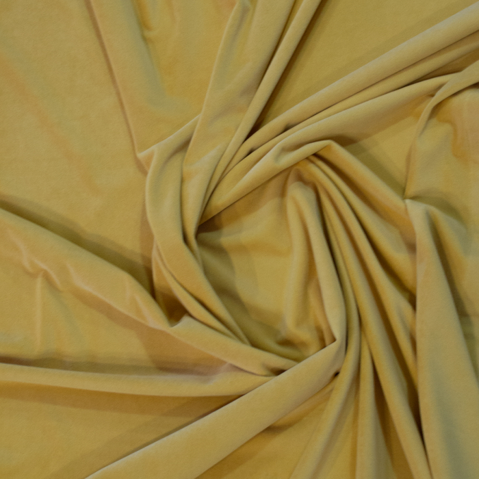 Set draperii Velaria catifea yellow cu capse, 2x150x280 cm [3]