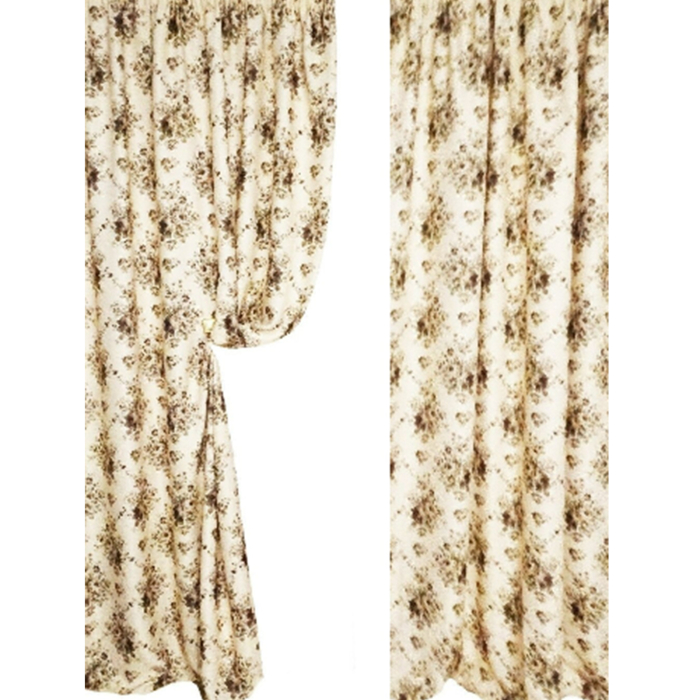 Set draperii Velaria cu flori, 2x165x250 cm [3]