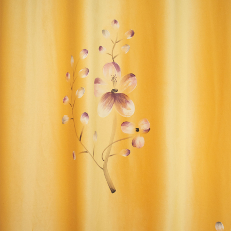Set draperii Velaria, orhidee galbena cu capse, 2*180x240 cm [2]