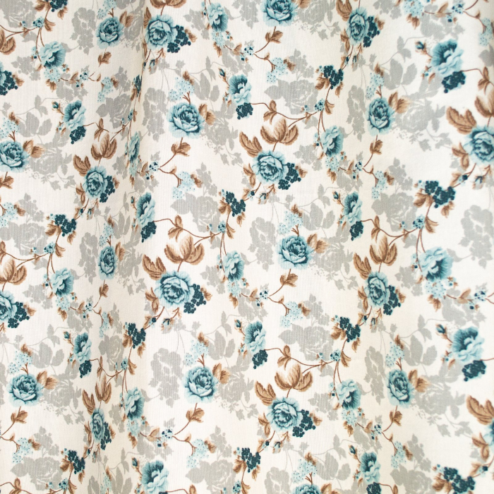 Set draperii Velaria roses turcoaz, 2x150x165 cm [2]