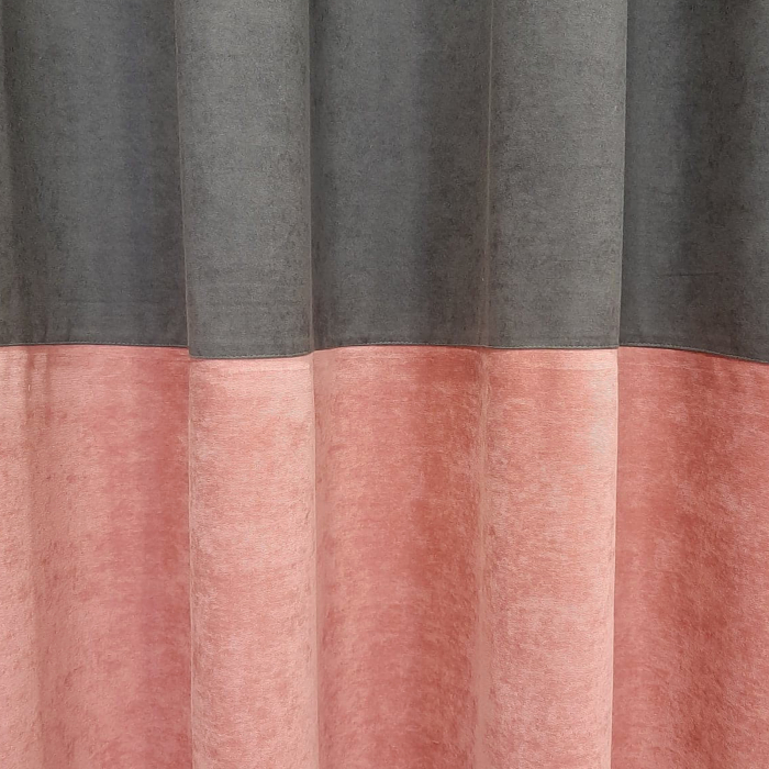 Set draperii Velaria gri-roz, 2x160x235 cm [4]
