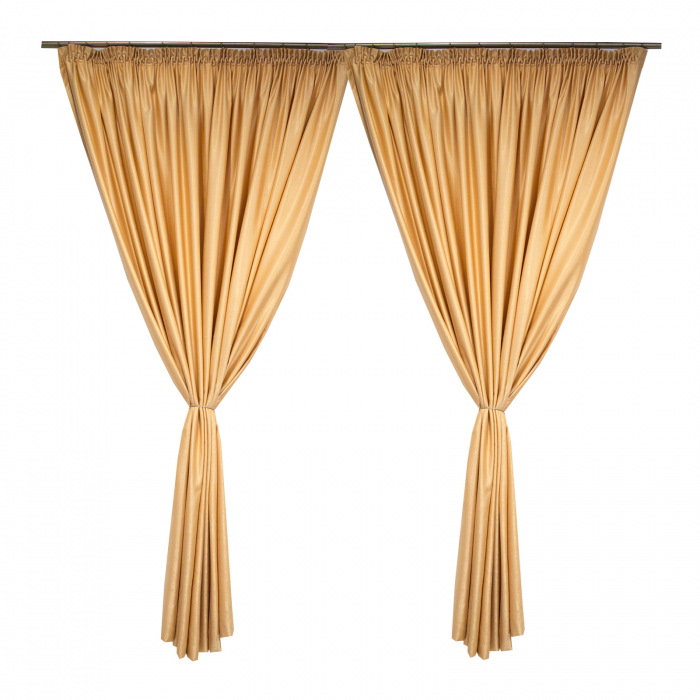 Set draperii Velaria soft auriu, 2*260x245 cm [2]