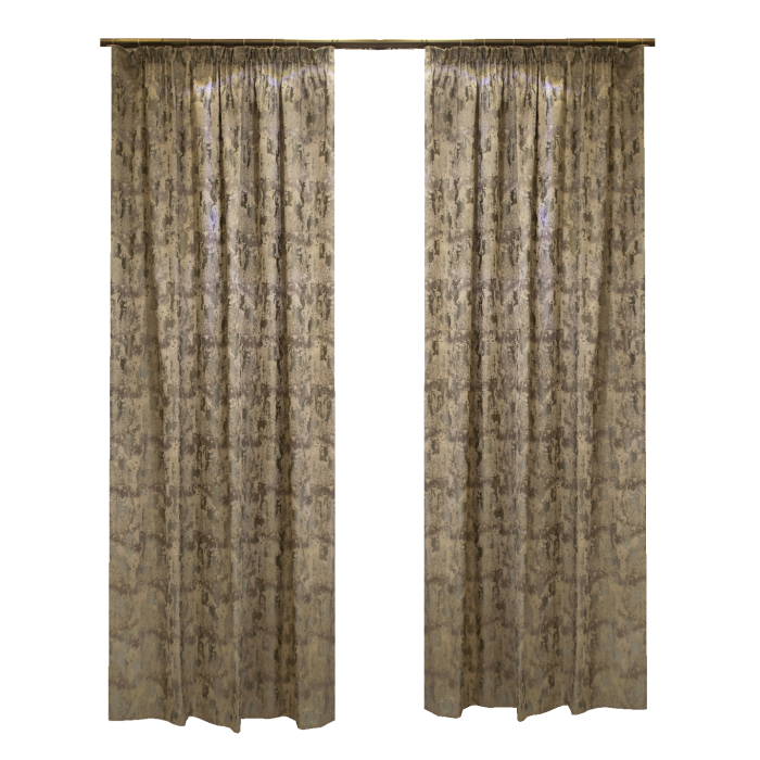 Set draperii Velaria model abstract gri-argintiu, 2x150x255 cm [2]