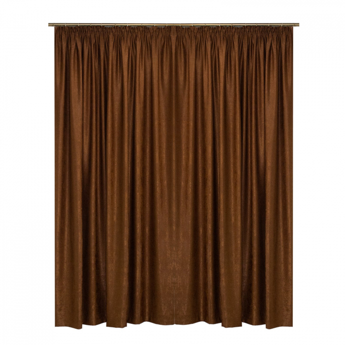 Set draperii Velaria soft chocolat, 2*200x245 cm [3]