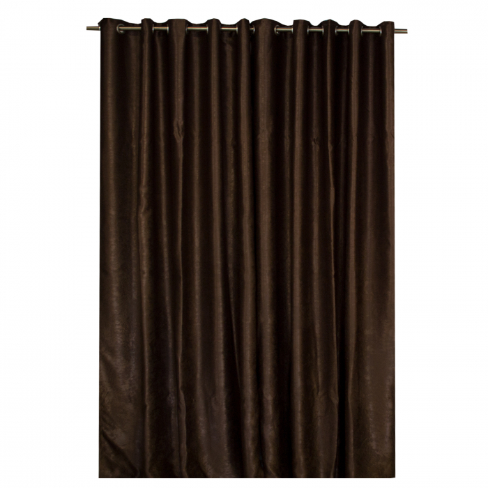 Set draperii Velaria soft wenge cu capse, 2*150x270 cm [2]