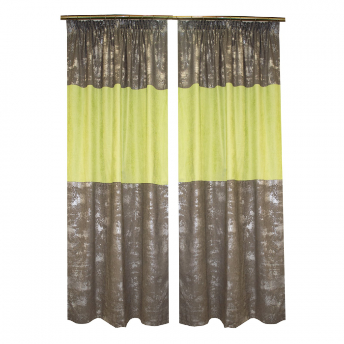 Set draperii Velaria spotlight negru, 2x130x190 cm [2]
