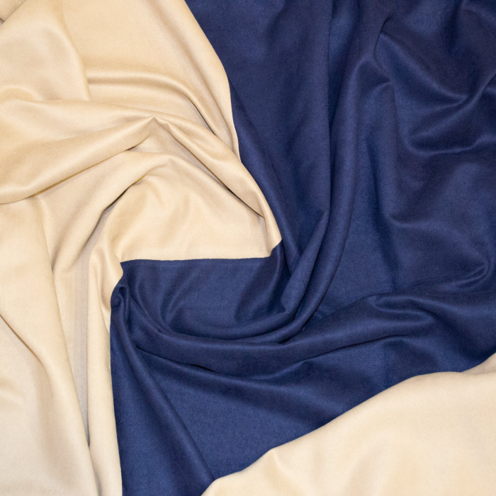 Set draperii Velaria Suet albastru cu crem, 2x140x250 cm [2]