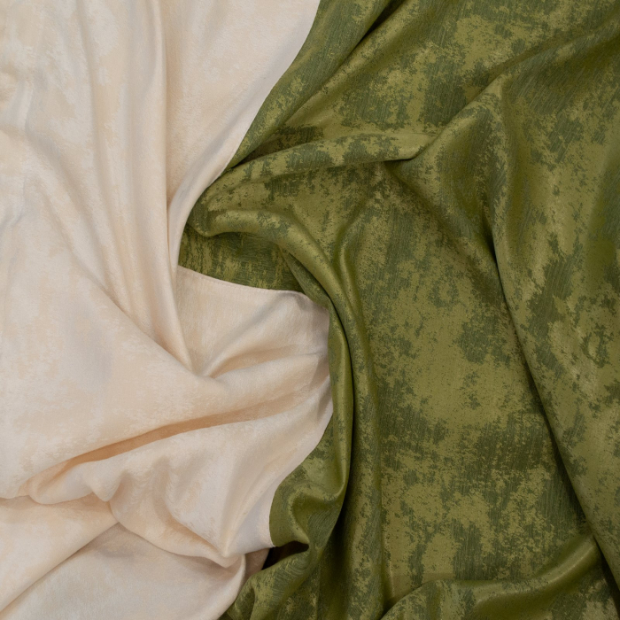 Set draperii Velaria Asos verde cu ivoire, 2x145x155 cm [4]