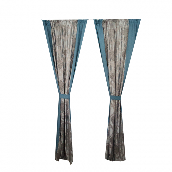 Set Draperii Velaria cu imprimeu baroc, 2*140x260 cm [4]