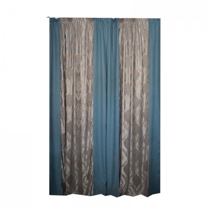 Set Draperii Velaria cu imprimeu baroc, 2*140x260 cm [3]