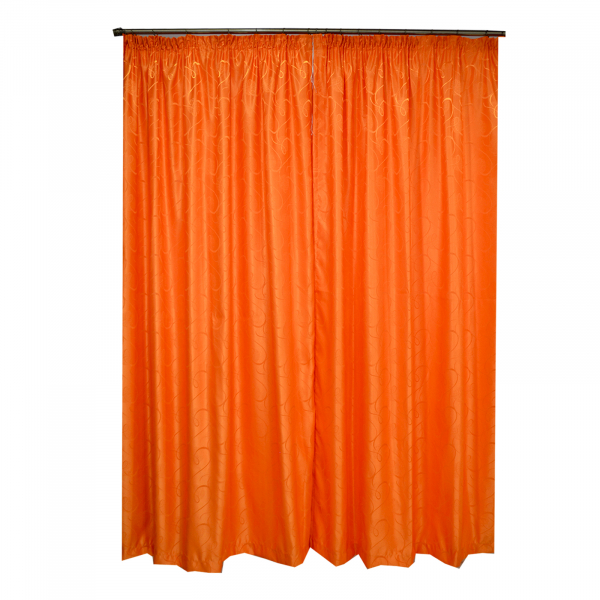 Set draperii Velaria jacard portocaliu 300x245 cm [2]