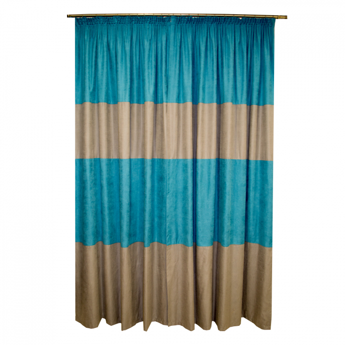 Set draperii Velaria turcoaz-gri [3]