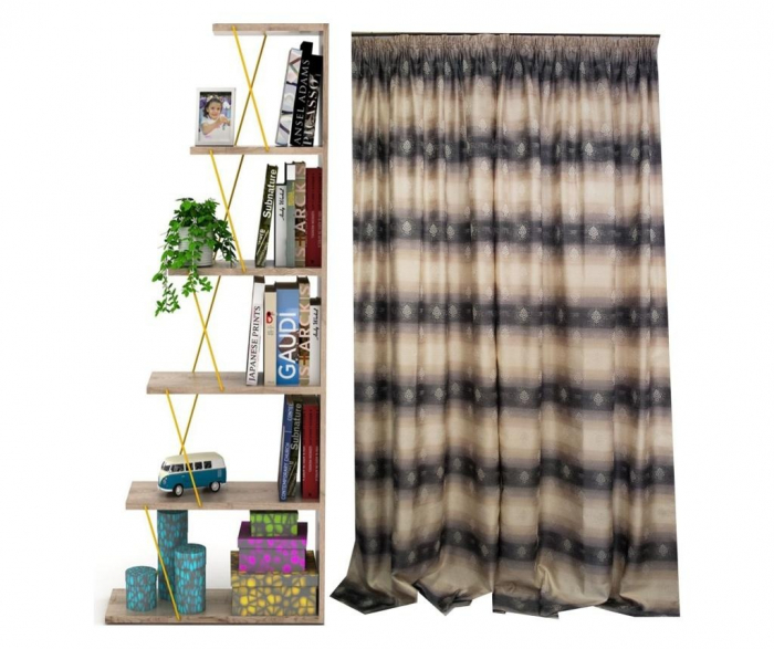 Set draperii Velaria degrade antracit, 2*130x285 cm [2]