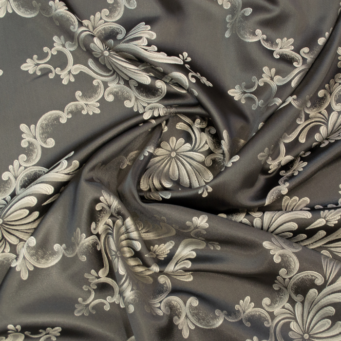 Set draperii Velaria cardinal gri cu capse, 2x150x258 cm [3]
