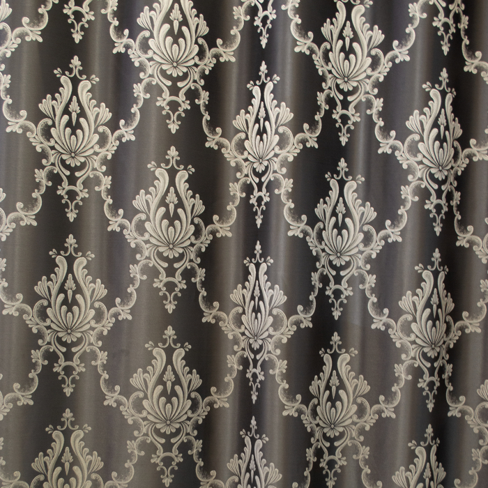 Set draperii Velaria cardinal gri cu capse, 2x150x258 cm [2]