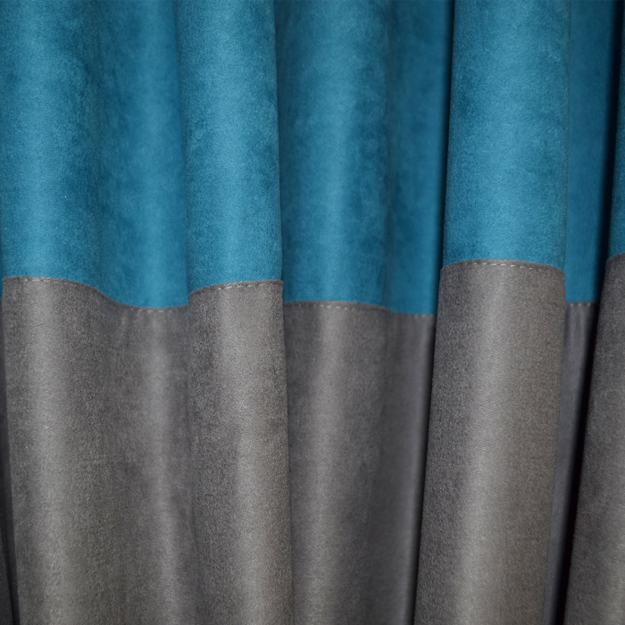 Set draperii Velaria turcoaz gri 2x200x230 cm [3]