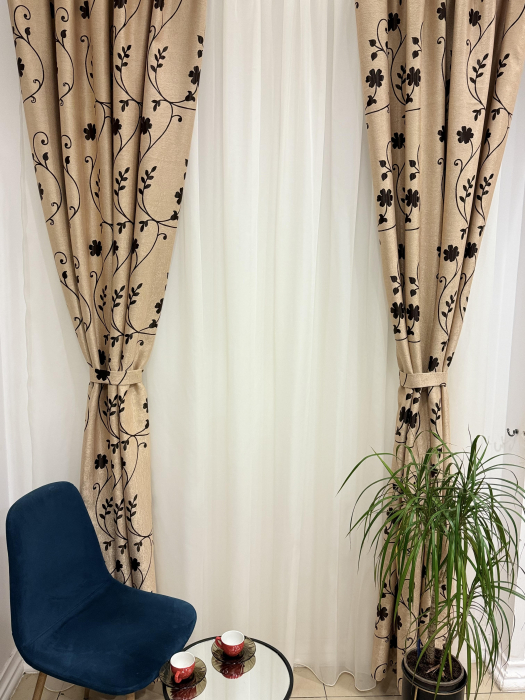 Set Velaria perdea Voal si draperie Flowers [2]