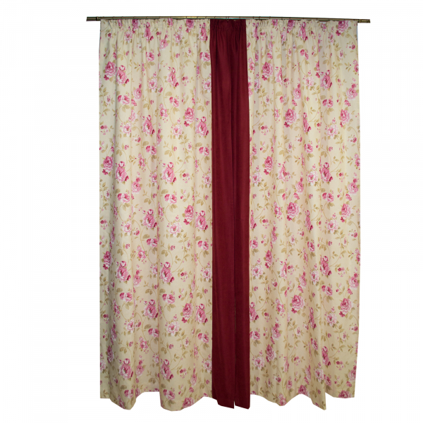 Set draperii simfonie roz, 2x150x260 cm [2]