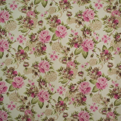 Draperie Velaria floral roz [1]