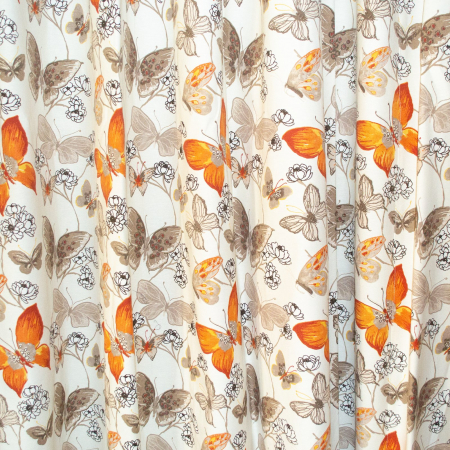 Draperie Velaria fluturi portocalii cu capse, 300x250 cm [1]