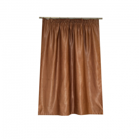 Draperii fara model - Draperie Velaria soft maro, 120x130 cm