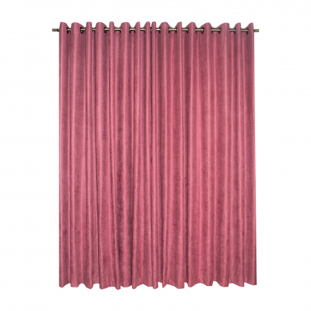 Set draperii Velaria roz catifelat, 2*230x225 cm [1]