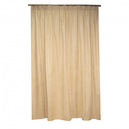 Draperii fara model - Draperie Velaria suet crem, 190x190 cm