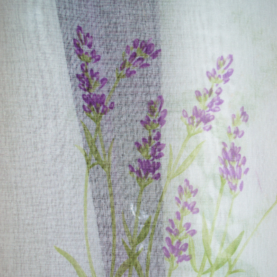 Perdea Velaria scurta cu imprimeu lavanda [1]