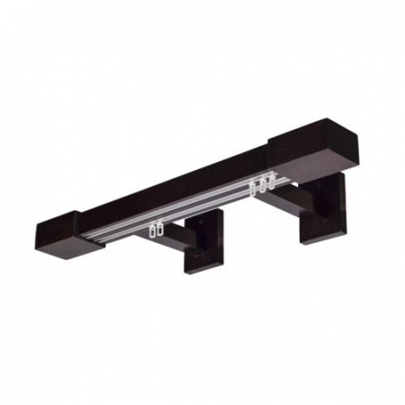 Galerie dubla lemn tei vopsit lacuit cu 2 canale insertate de aluminiu [0]