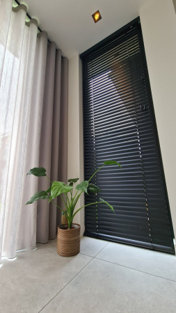 Jaluzele din lemn - Jaluzele Velaria orizontala din lemn - 120cm x 285cm - stoc - livrare rapida
