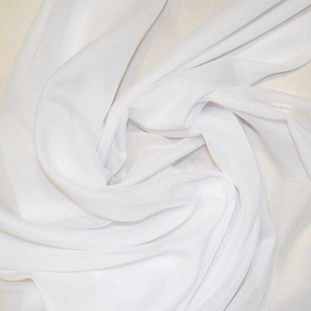Perdea de bucatarie alba cu mov, 470x150 cm [2]