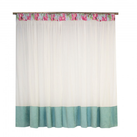 Perdea de bucatarie cu imprimeu, 335x150 cm [1]