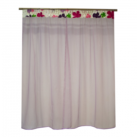 Perdea de bucatarie tiul mov, 170x155 cm [2]
