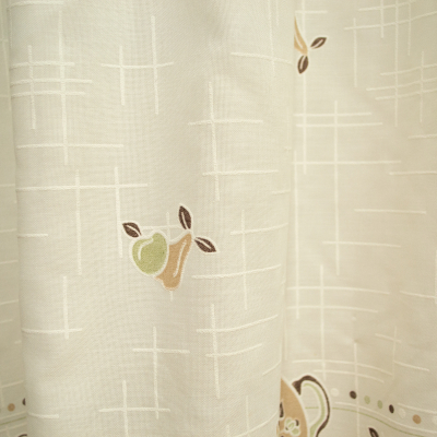 Perdea de bucatarie in cu fructe si cesti, 250x145 cm [5]