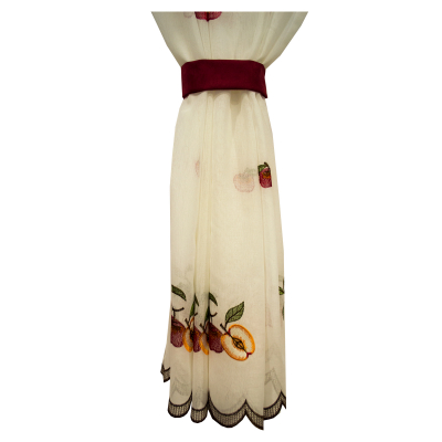 Perdea de bucatarie in cu fructe grena, 430x160 cm [3]