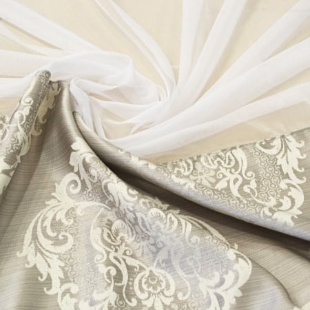 Perdea Velaria bamboo alb, 380x162 cm [1]