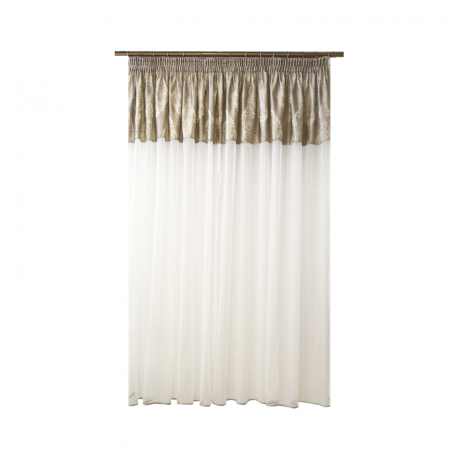Perdea Velaria bamboo alb, 380x162 cm [2]