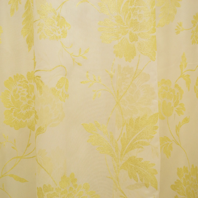 Perdea supershiny paint gold flowers, 430x245 cm [1]